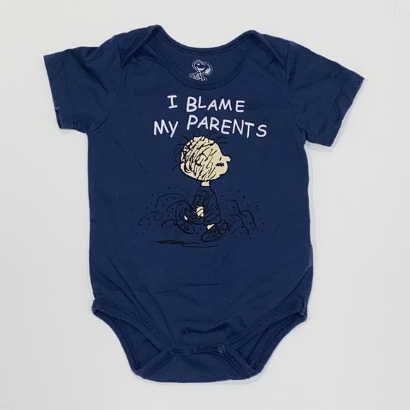 Peanuts Pigpen Graphic Baby Boy Bodysuit, Size 9 Months, Excellent Condition - Picture 1 of 4